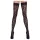 Cottelli Legwear - leopardikuvioiset stay-up sukat - musta - 4