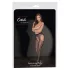 Cottelli Legwear - avojalkaiset kiiltävät sukkahousut - musta (S-L)