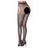 Cottelli Legwear - avojalkaiset kiiltävät sukkahousut - musta (S-L)