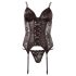 Cottelli - Adjustable Garter Top (Black) 