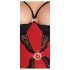 Cottelli - pitsinen push-up-setti (punainen) - M