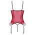 Cottelli - seksikäs jouluinen alusasusetti - punainen