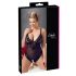 Cottelli Plus Size - Pitsinen body (musta) - XXL