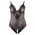 Cottelli Plus Size - Pitsinen body (musta) - XXL