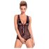 Obsessive Fiorenta - helmikoru, avoin, pitsibody (musta) - L/XL