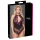 Cottelli Plus Size - kukkakuvioinen body - musta-violetti