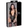 Cottelli Bondage - pitsinen kaulapantibody - musta - XL