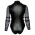 Cottelli Bondage Plus - Pitsihihainen body (musta) - 2XL