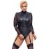 Cottelli Bondage Plus - Pitsihihainen body (musta) - 3XL