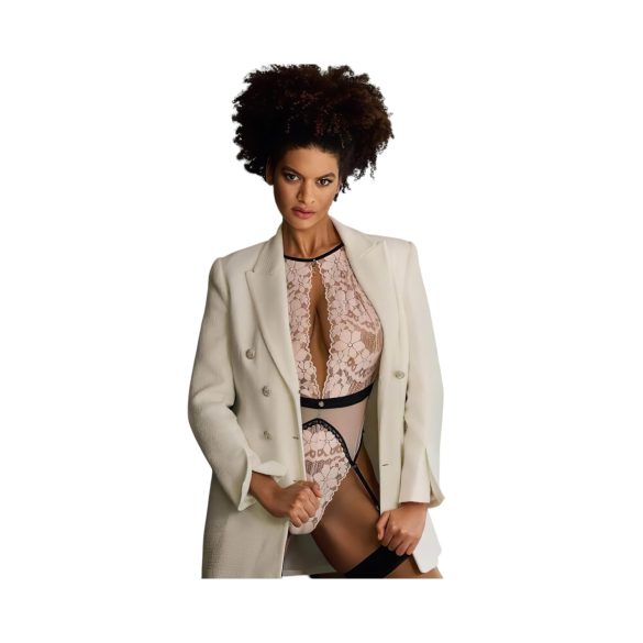 Obsessive Lilines - body sukkanauhavyöllä - pinkki - L/XL