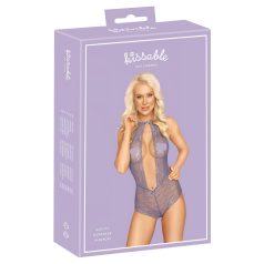 Kissable - pitsibody kaulapannalla - violetti - L/XL