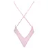 Kissable - pitsibody ruusukuviointi pinkki