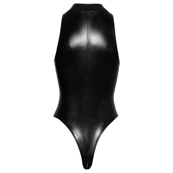Noir - käärmeennahkakuvioitu body (musta) - XL