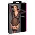 Cottelli Curves - läpikuultava body (musta) - 2XL