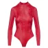 Cottelli - bodysuit - käärmeennahkakuvioitu - punainen - M