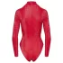 Cottelli - bodysuit - käärmeennahkakuvioitu - punainen - M