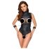 Cottelli Bondage - avonaiset rintaliivit body (musta) - L