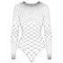 Cottelli - avoin strasseilla koristeltu body (musta) - S-L