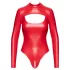Noir - wetlook body - punainen - L