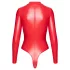 Noir - wetlook body - punainen - L