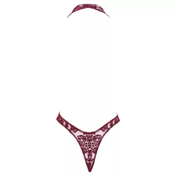 Noir Kink Royal - läpinäkyvä body - punainen