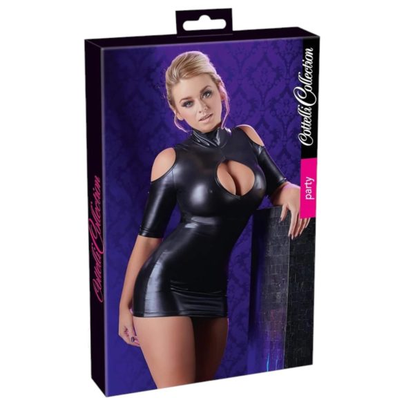 Cottelli - olkaimeton bilemekko - musta - M