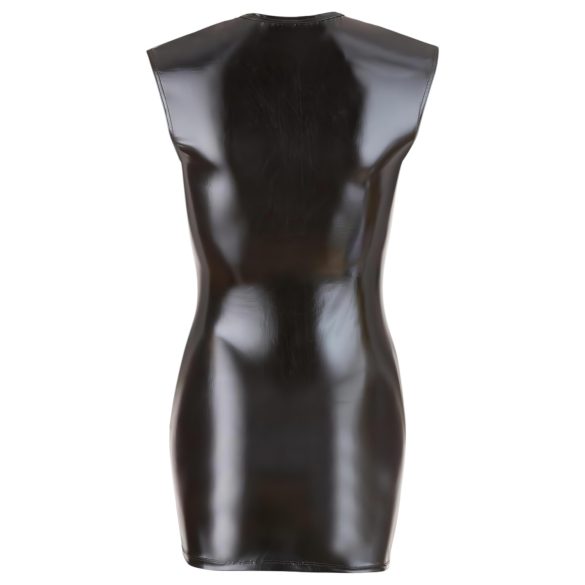 Cottelli - hihaton kiiltävä bilemekko - musta - M