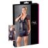 Cottelli Plus Size - Rusetti & Pitsi Mekko (Musta)