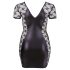 Cottelli Plus Size - Rusetti & Pitsi Mekko (Musta)