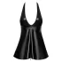 Noir - minimekko yläosalla - käärmekuvio - musta - XL
