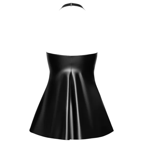 Noir - minimekko yläosalla - käärmekuvio - musta - XL