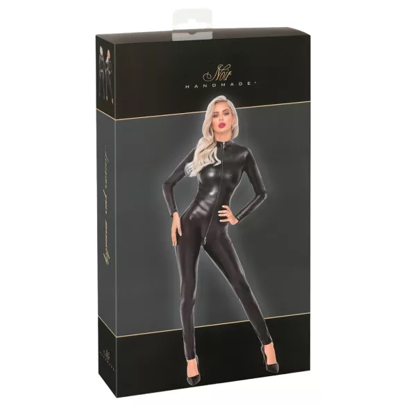 Noir - pitkä catsuit - käärmekuvio - musta - M