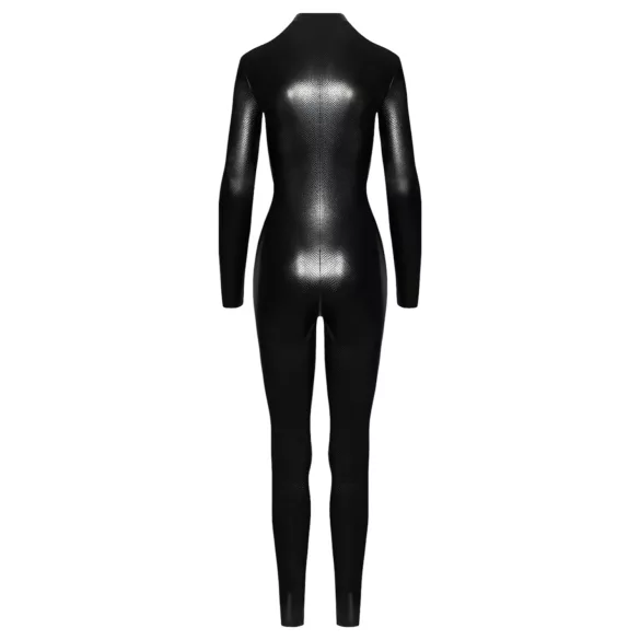 Noir - pitkä catsuit - käärmekuvio - musta - M