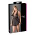 Cottelli Plus Size - pitsinen babydoll (musta)