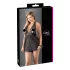 Cottelli Plus Size - babydoll pitsinen - musta - iso koko - 3XL