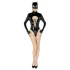 Black Velvets - pitkähihainen Batwoman-body - musta - XL