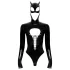 Black Velvets - pitkähihainen Batwoman-body - musta - XL