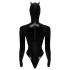 Black Velvets - pitkähihainen Batwoman-body - musta - XL