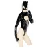 Black Velvets - pitkähihainen Batwoman-body - musta - XL
