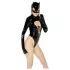 Black Velvets - pitkähihainen Batwoman-body - musta - XL