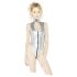 Black Level - hopeanvärinen halterneck-body - M