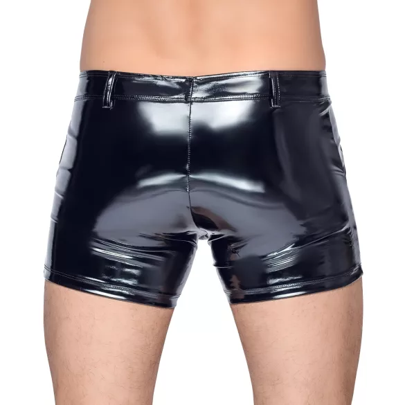 Black Level - miesten lakka shortsit - sivutaskut - musta - M