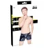 Black Level - miesten lakka shortsit - sivutaskut - musta - L