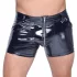 Black Level - miesten lakka shortsit - sivutaskut - musta - L