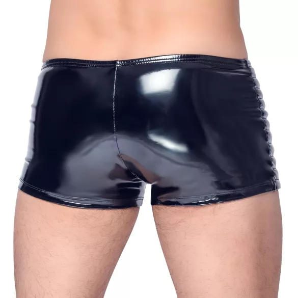 Black Level - miesten shortsit vetoketjulla - musta - M