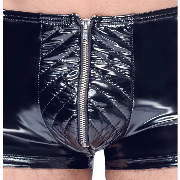 Black Level - miesten shortsit vetoketjulla - musta - M