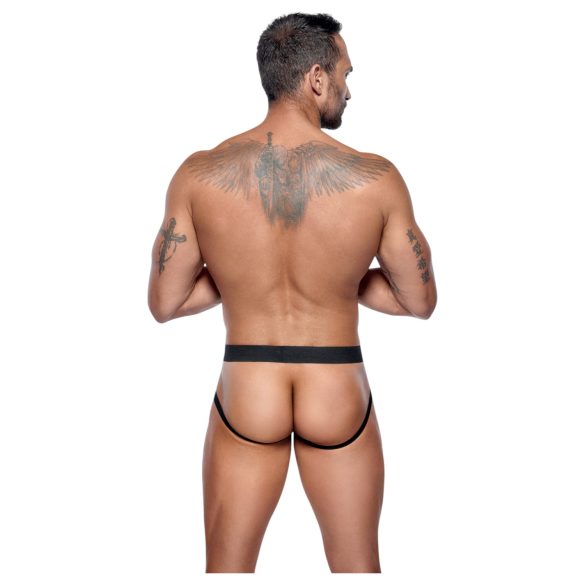 Black Level - miesten jockstrap vetoketjulla - musta - M