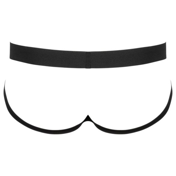 Black Level - miesten jockstrap vetoketjulla - musta - M