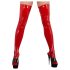 LATEX - naisten punaiset sukkahousut - S/M