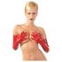 LATEX - pitkät unisex-käsineet (punainen)